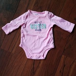 $5 for $10 Carter's Sister Onesie